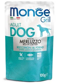 MONGE GRILL tasak tőkehal kutyáknak 100 g